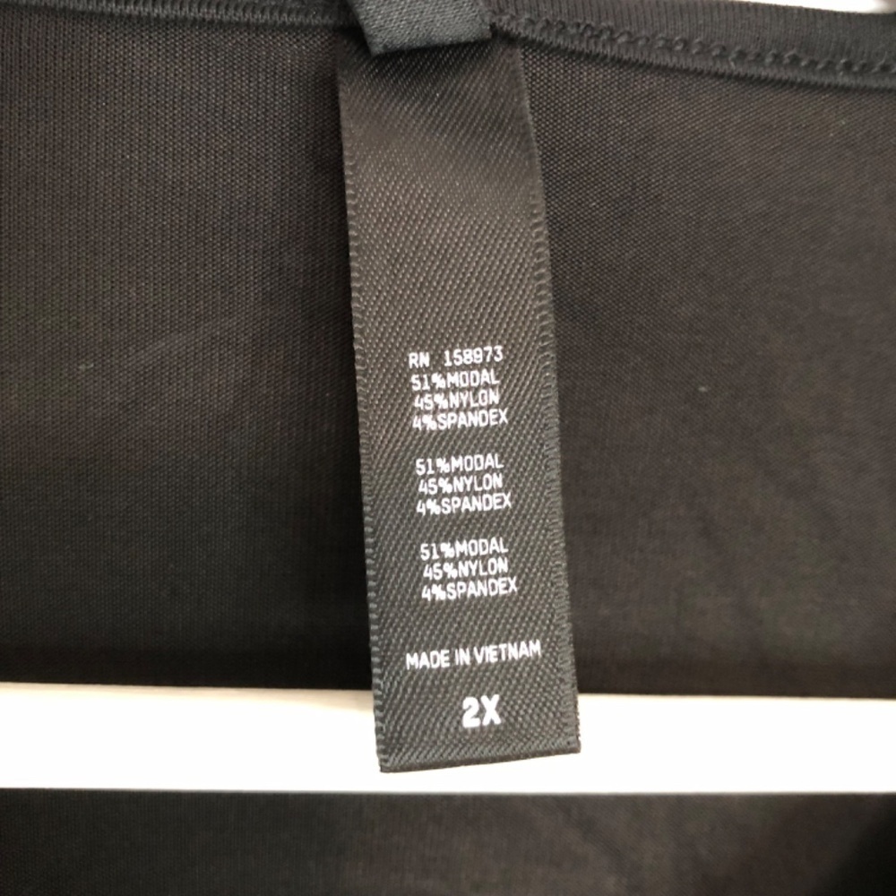 Skims Black Onyx Smooth Lounge Maxi Dress Open Back 2XL - Picture 7 of 12